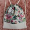 VYVA bags - kvety a vtáky na bielej ekokoži