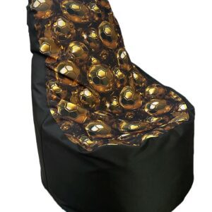 VYVA CLASSIC  futbalky na čiernej – snímateľný poťah