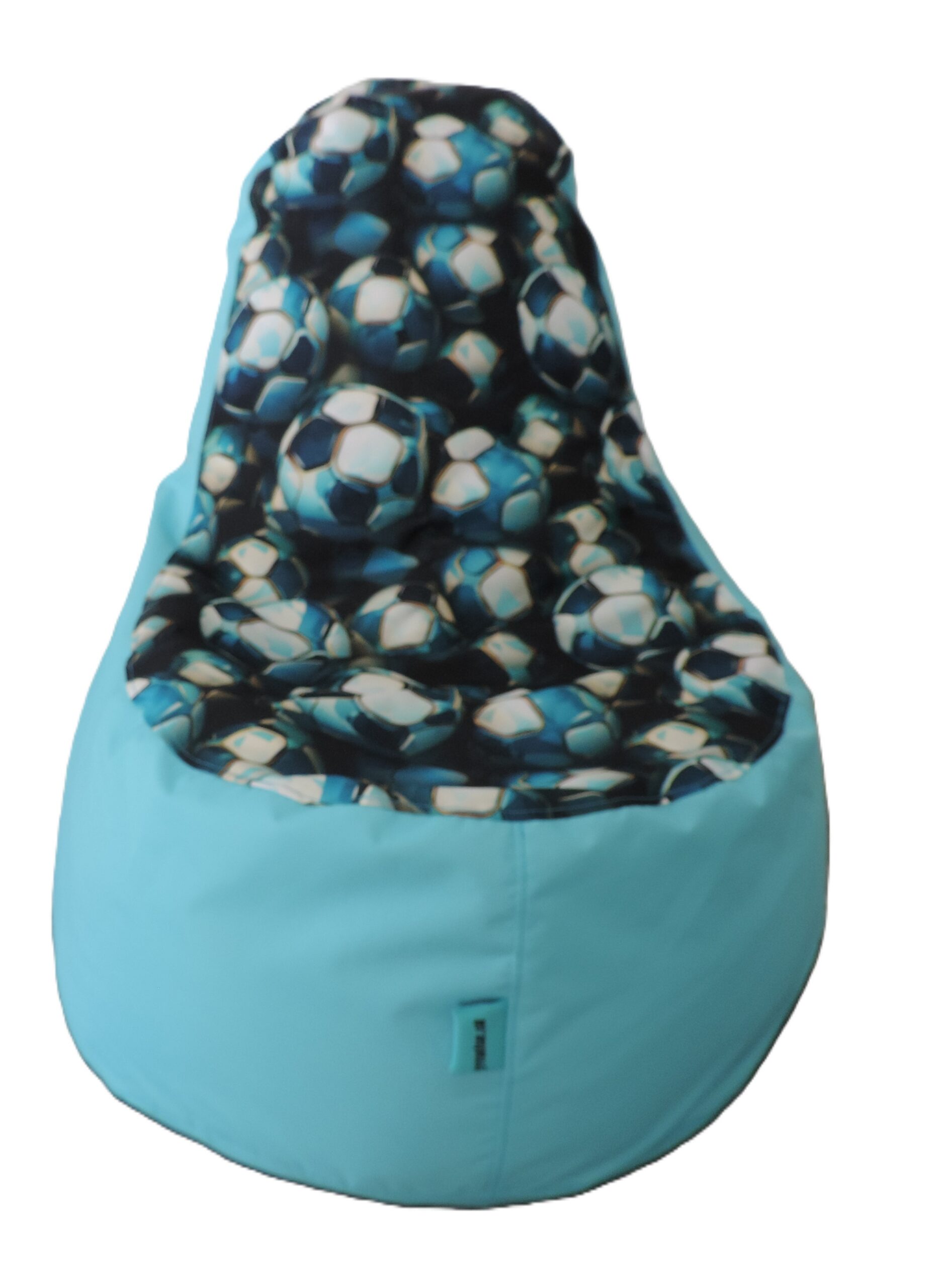 VYVA CLASSIC vzor- futbalky na modrej – snímateľný poťah