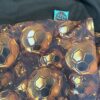 VYVA TRIO zlaté futbalky na čiernej + podnožka - snímateľný poťah - Image 5
