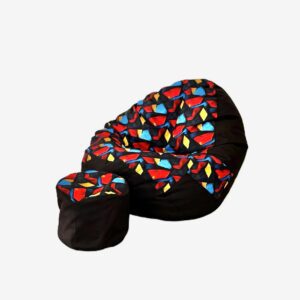 VYVA TRIO grafity + podnožka - snímateľný poťah