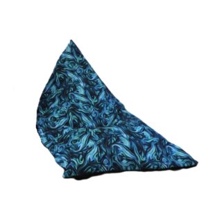 VYVA TRIANGLE - vzor modrá abstrakcia