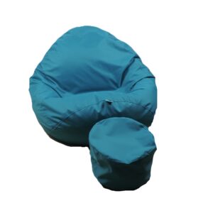 VYVA TRIO petrolejová modrá + podnožka - snímateľný poťah