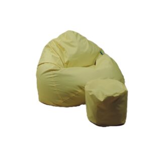 VYVA TRIO žltý + podnožka - snímateľný poťah