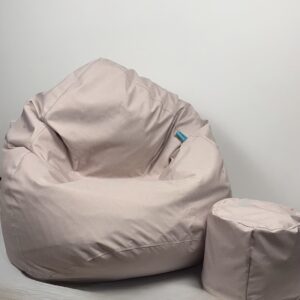 VYVA TRIO ružový melír + podnožka - snímateľný poťah