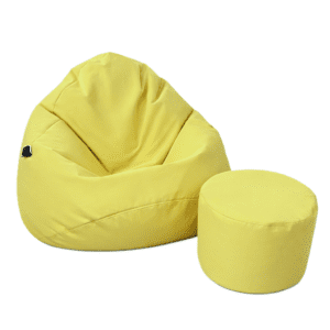 VYVA TRIO žltý + podnožka - snímateľný poťah