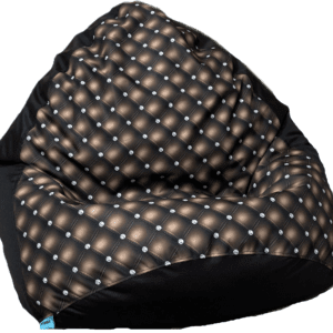 VYVA TRIO hnedy glamour + podnozka – snimatelny potah