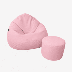 VYVA TRIO svetlo ružová + podnožka - snímateľný poťah