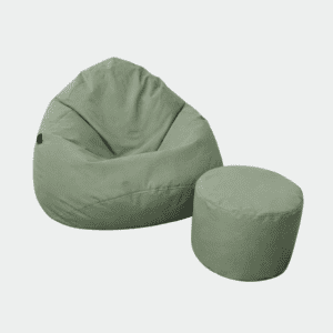 VYVA TRIO šalviová tmavá + podnožka - snímateľný poťah