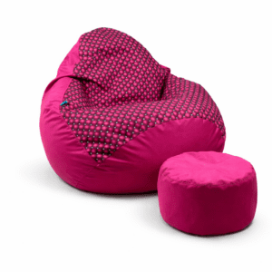 VYVA TRIO fuchsiový glamour + podnožka - snímateľný poťah