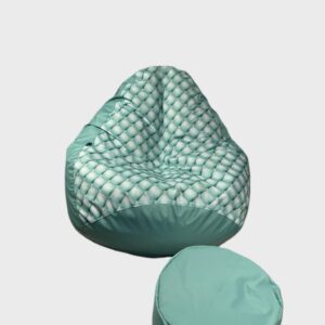 VYVA TRIO glamour na mattovej + podnozka - snimatelny potah