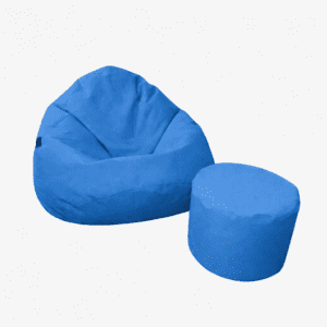 VYVA TRIO kráľovská modrá + podnožka - snímateľný poťah